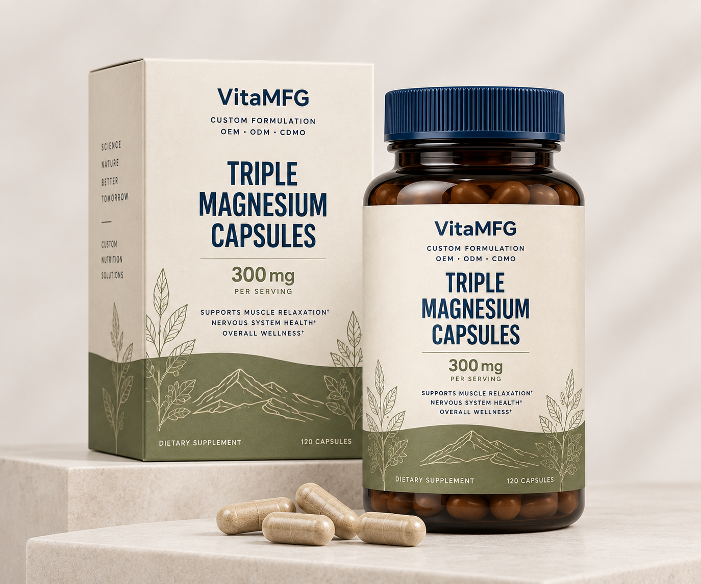 300 mg Triple Magnesium Capsules